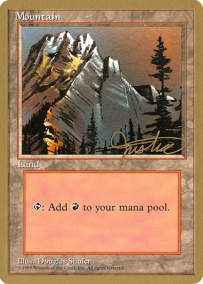 Mountain (mj373) (Mark Justice) [Pro Tour Collector Set] | Rock City Comics