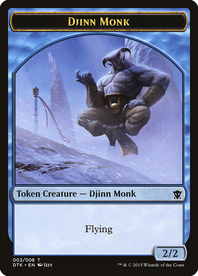 Djinn Monk [Dragons of Tarkir Tokens] | Rock City Comics