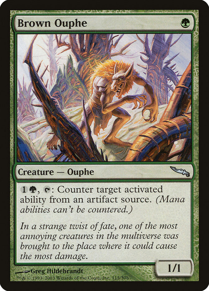 Brown Ouphe [Mirrodin] | Rock City Comics