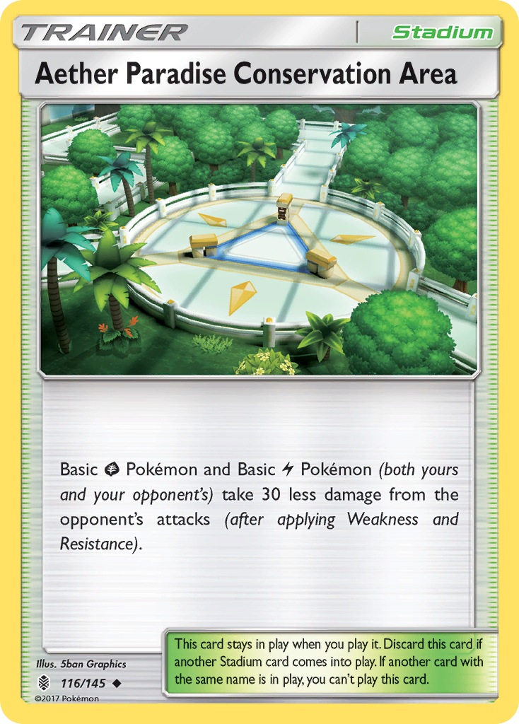 Aether Paradise Conservation Area (116/145) [Sun & Moon: Guardians Rising] | Rock City Comics