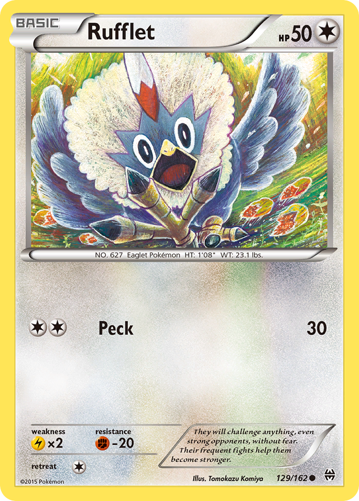 Rufflet (129/162) [XY: BREAKthrough] | Rock City Comics