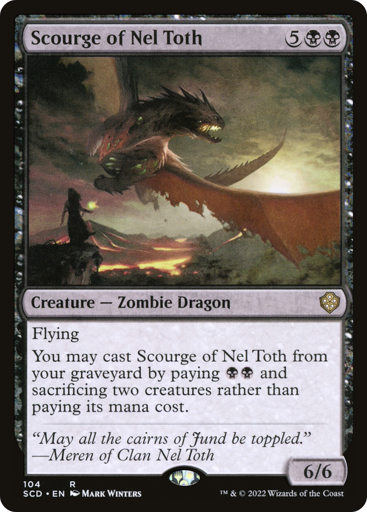 Scourge of Nel Toth [Starter Commander Decks] | Rock City Comics