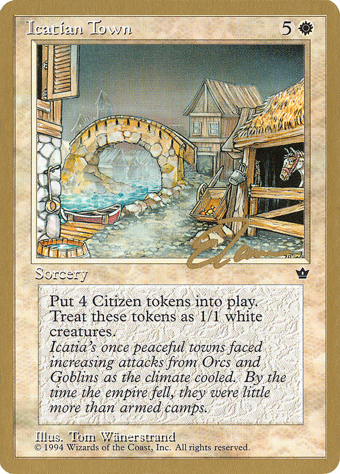 Icatian Town (Eric Tam) [Pro Tour Collector Set] | Rock City Comics