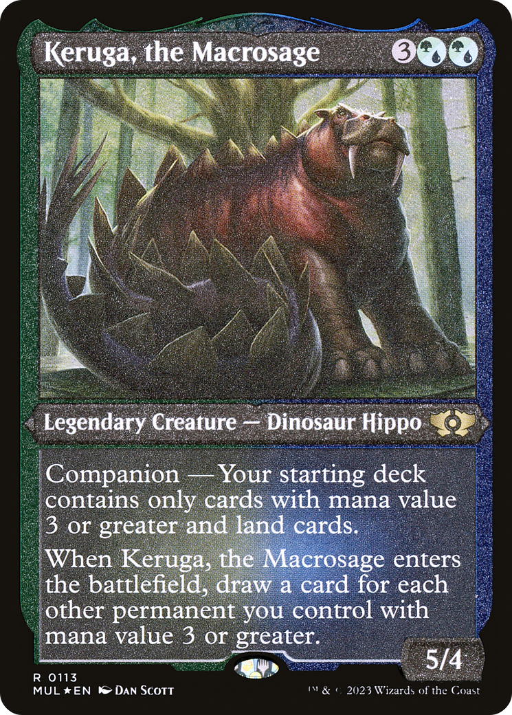 Keruga, the Macrosage (Foil Etched) [Multiverse Legends] | Rock City Comics