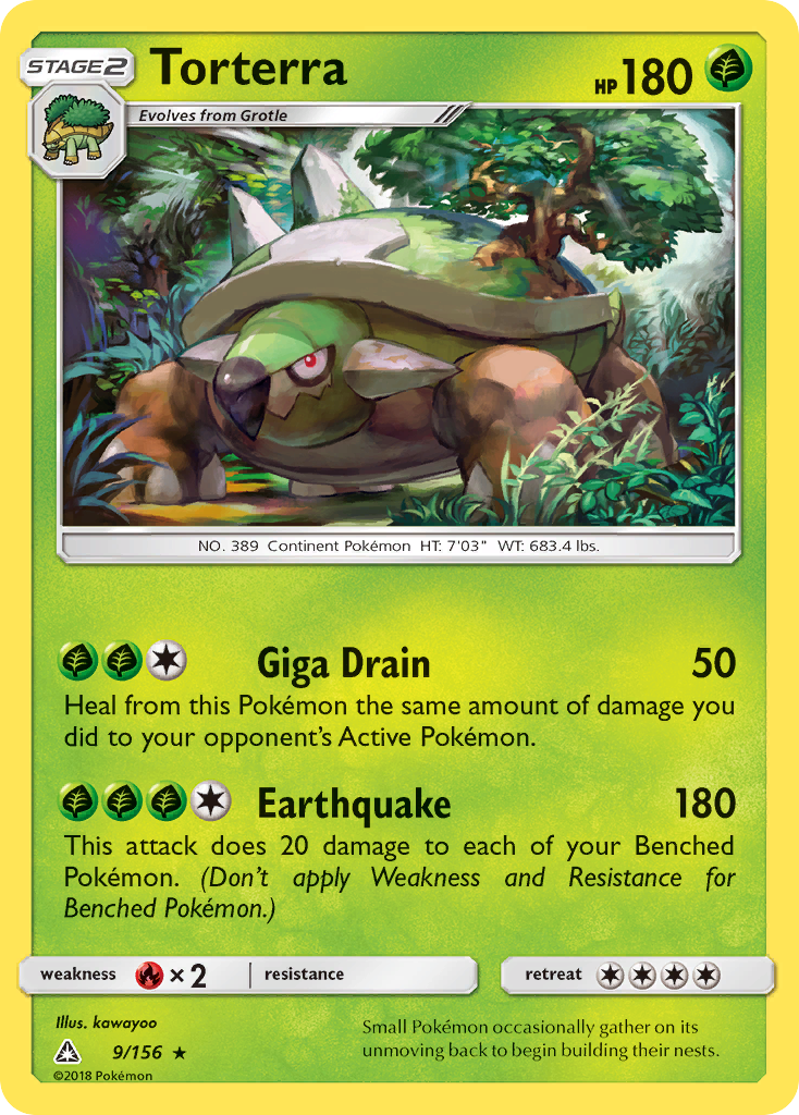 Torterra (9/156) [Sun & Moon: Ultra Prism] | Rock City Comics