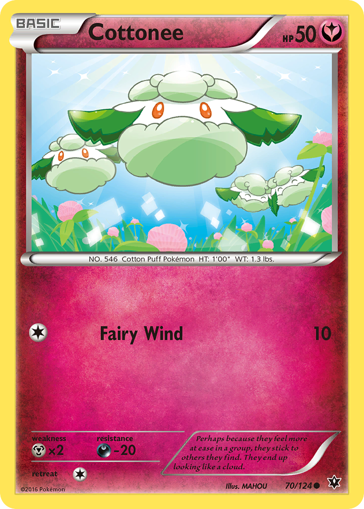 Cottonee (70/124) [XY: Fates Collide] | Rock City Comics