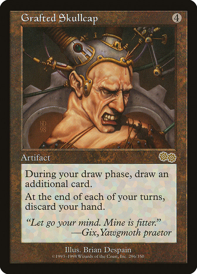 Grafted Skullcap [Urza's Saga] | Rock City Comics