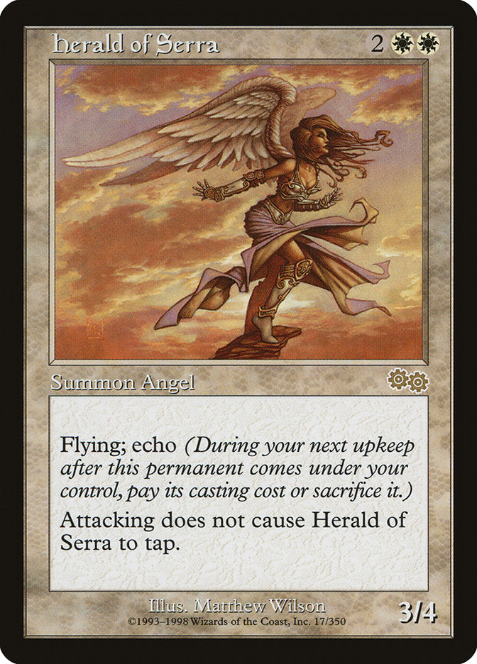 Herald of Serra [Urza's Saga] | Rock City Comics