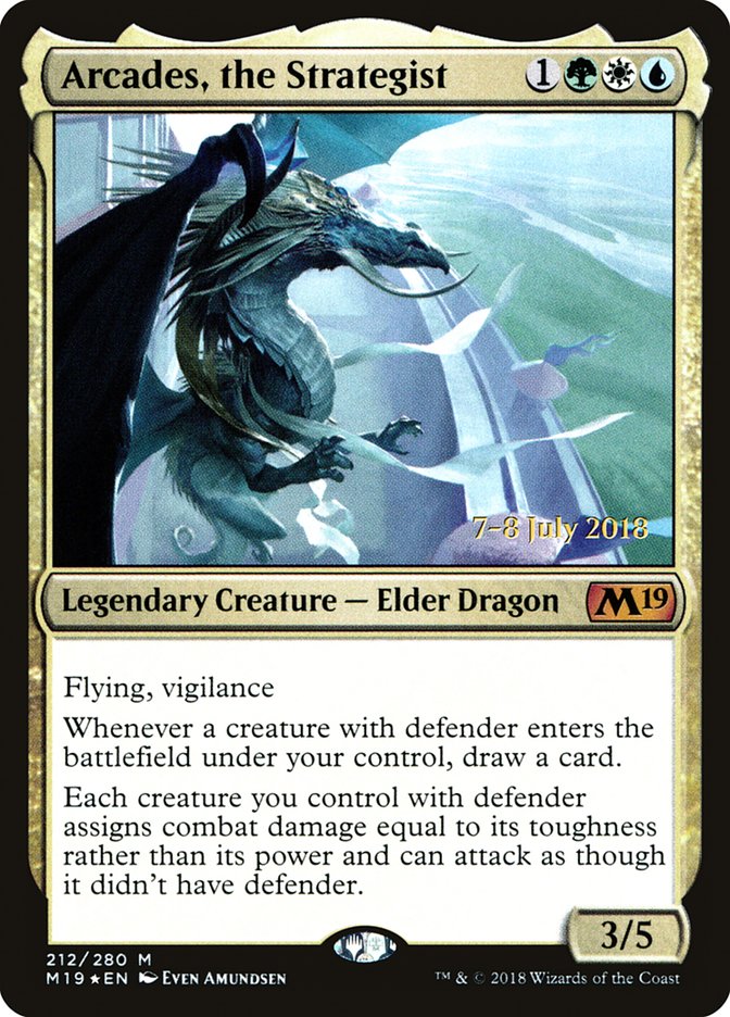 Arcades, the Strategist  [Core Set 2019 Prerelease Promos] | Rock City Comics