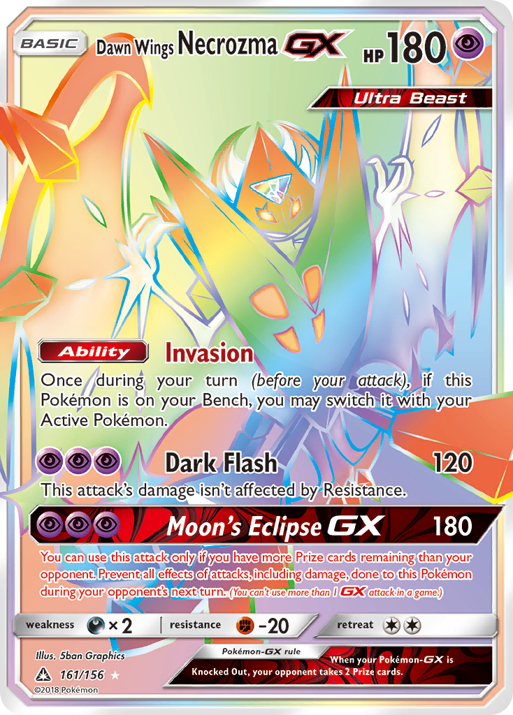 Dawn Wings Necrozma GX (161/156) [Sun & Moon: Ultra Prism] | Rock City Comics