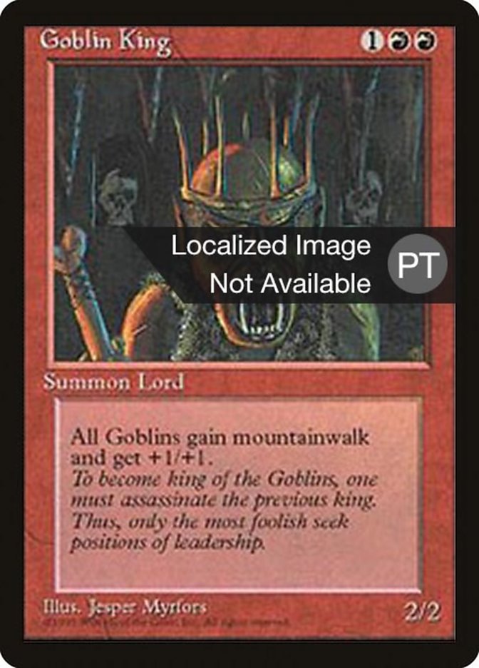 Goblin King [Fourth Edition (Foreign Black Border)] | Rock City Comics