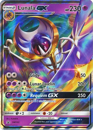 Lunala GX (SM103) (Jumbo Card) [Sun & Moon: Black Star Promos] | Rock City Comics