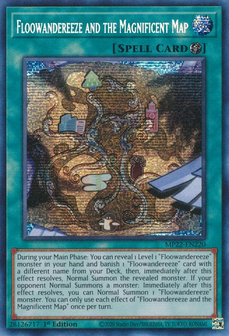 Floowandereeze and the Magnificent Map [MP22-EN220] Prismatic Secret Rare | Rock City Comics