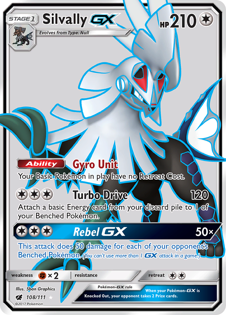 Silvally GX (108/111) [Sun & Moon: Crimson Invasion] | Rock City Comics