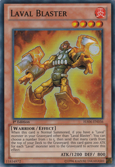 Laval Blaster [HA06-EN036] Super Rare | Rock City Comics