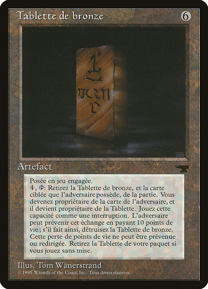 Bronze Tablet (French) - "Tablette de bronze" [Renaissance] | Rock City Comics