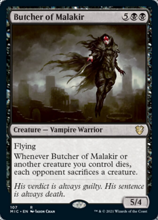 Butcher of Malakir [Innistrad: Midnight Hunt Commander] | Rock City Comics