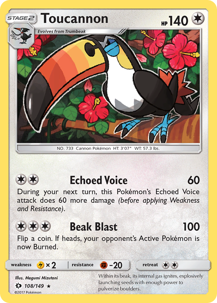 Toucannon (108/149) [Sun & Moon: Base Set] | Rock City Comics