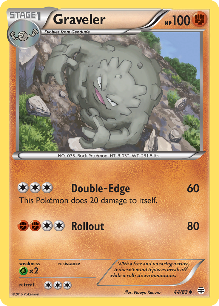 Graveler (44/83) [XY: Generations] | Rock City Comics