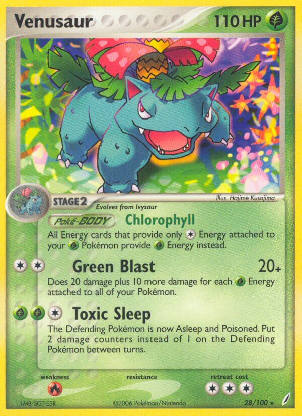 Venusaur (28/100) (Theme Deck Exclusive) [EX: Crystal Guardians] | Rock City Comics