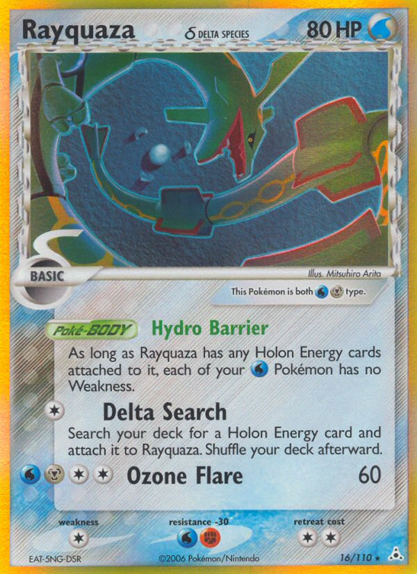 Rayquaza (16/110) (Delta Species) [EX: Holon Phantoms] | Rock City Comics