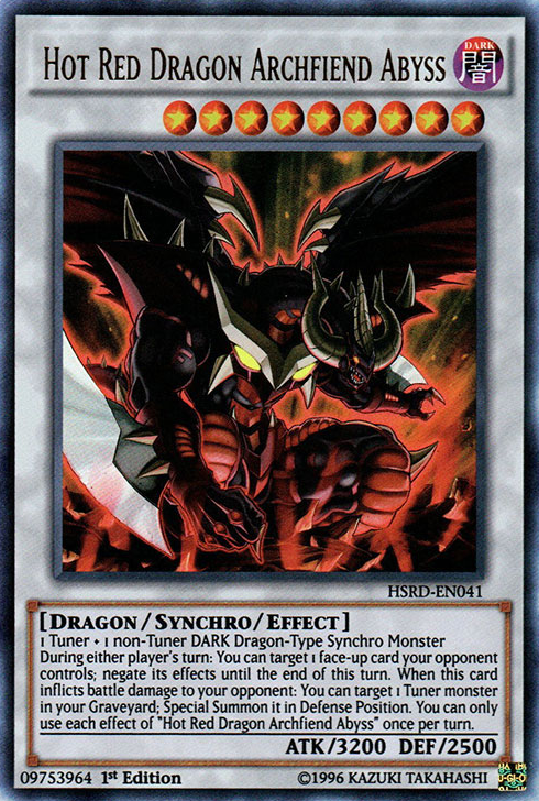 Hot Red Dragon Archfiend Abyss [HSRD-EN041] Ultra Rare | Rock City Comics