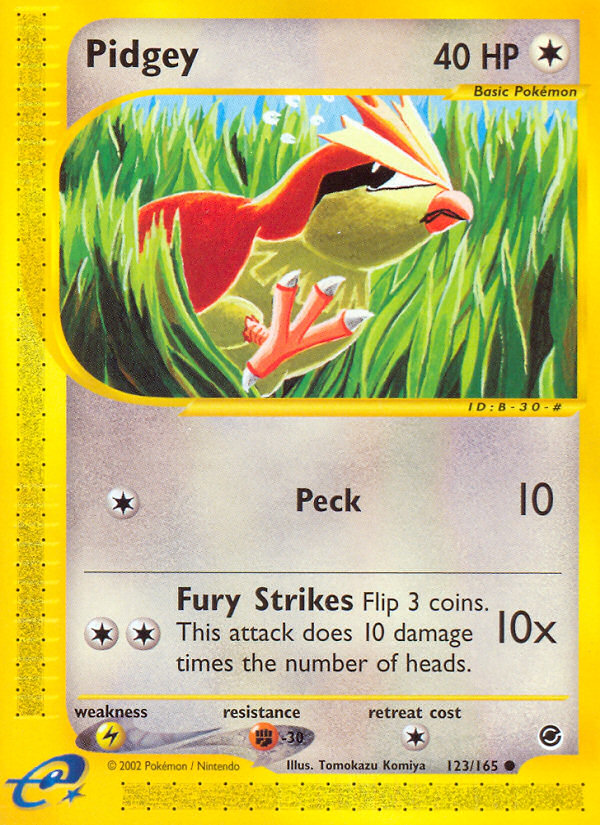 Pidgey (123/165) [Expedition: Base Set] | Rock City Comics