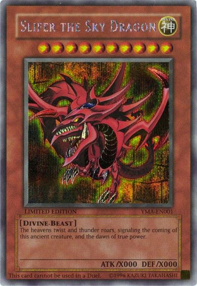 Slifer the Sky Dragon [YMA-EN001] Secret Rare | Rock City Comics