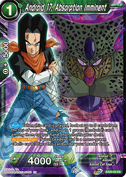 Android 17, Absorption Imminent (EX20-03) [Ultimate Deck 2022] | Rock City Comics