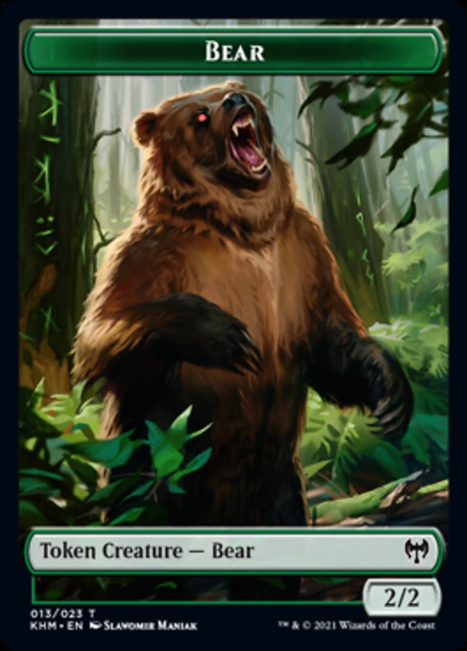 Bear [Kaldheim Tokens] | Rock City Comics