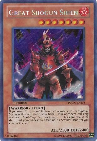 Great Shogun Shien [LCGX-EN233] Secret Rare | Rock City Comics