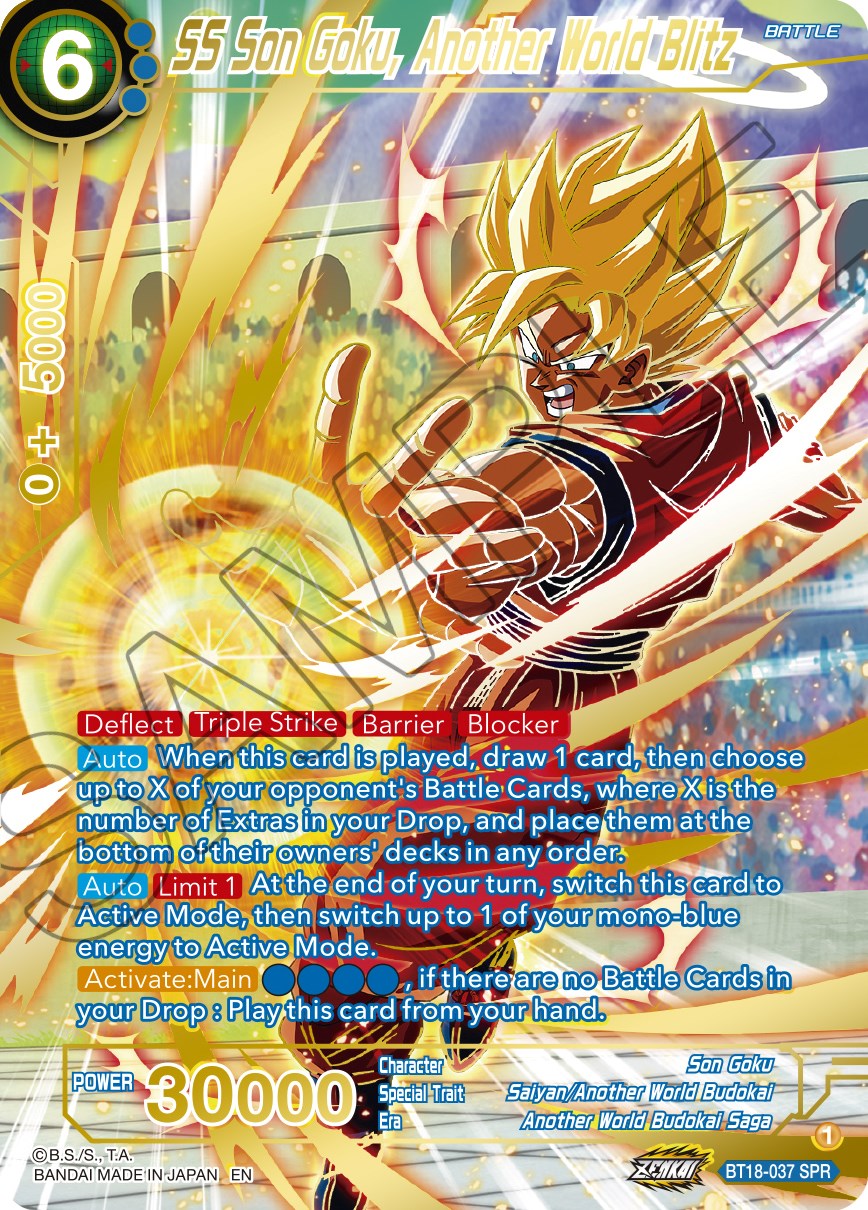 SS Son Goku, Another World Blitz (SPR) (BT18-037) [Dawn of the Z-Legends] | Rock City Comics