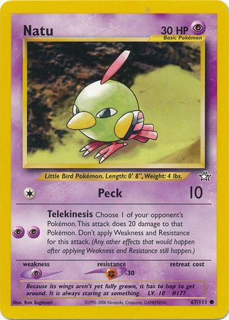 Natu (67/111) [Neo Genesis Unlimited] | Rock City Comics