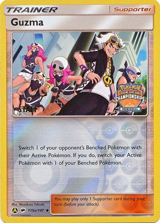 Guzma (115a/147) (Regional Championship Promo Staff) [Sun & Moon: Burning Shadows] | Rock City Comics