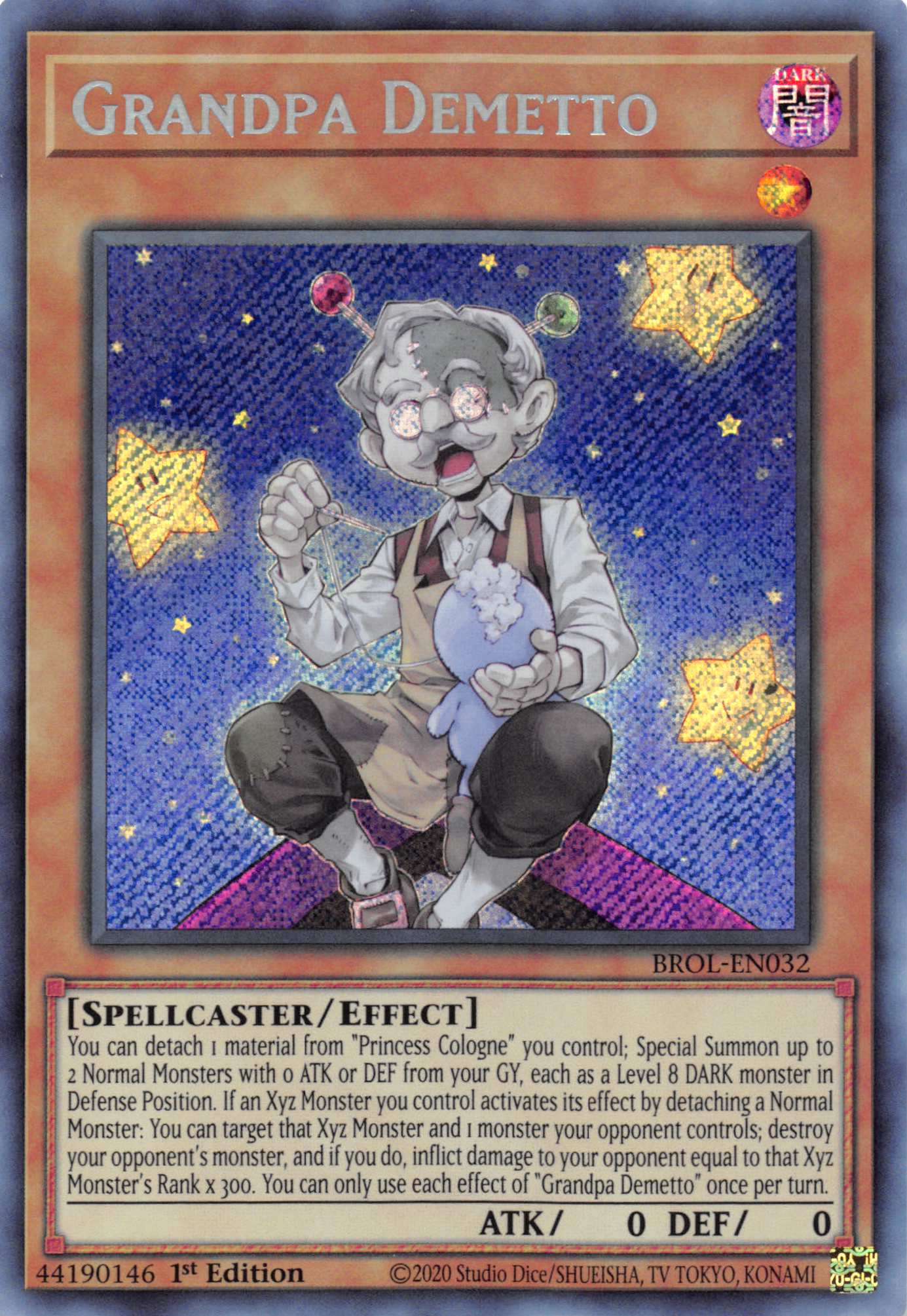 Grandpa Demetto [BROL-EN032] Secret Rare | Rock City Comics