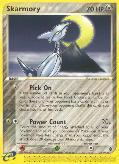 Skarmory (21/97) [EX: Dragon] | Rock City Comics