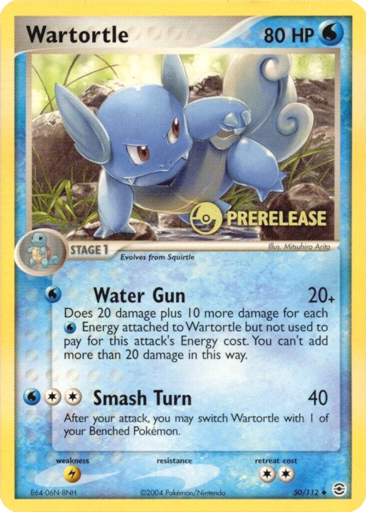 Wartortle (50/112) (Prerelease) [EX: FireRed & LeafGreen] | Rock City Comics