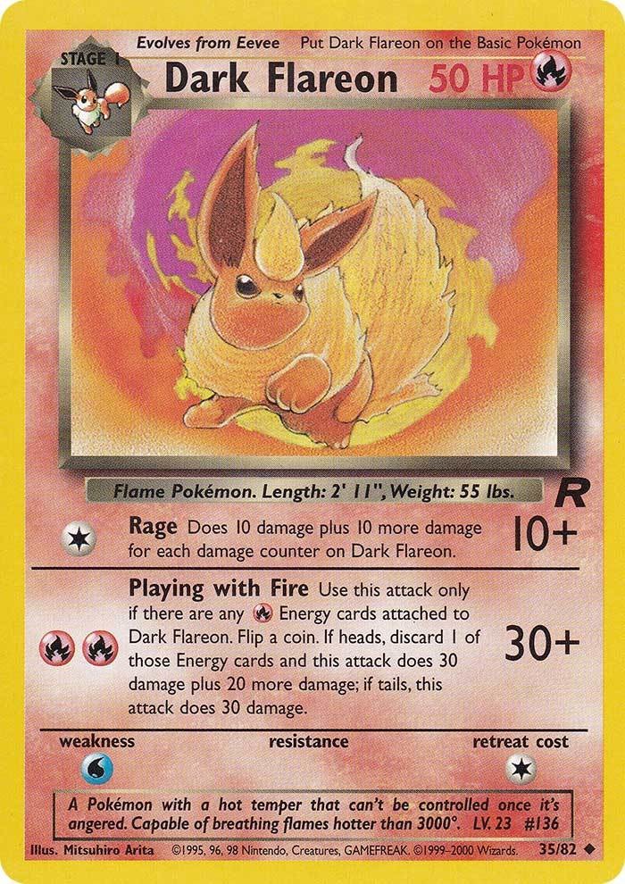 Dark Flareon (35/82) [Team Rocket Unlimited] | Rock City Comics