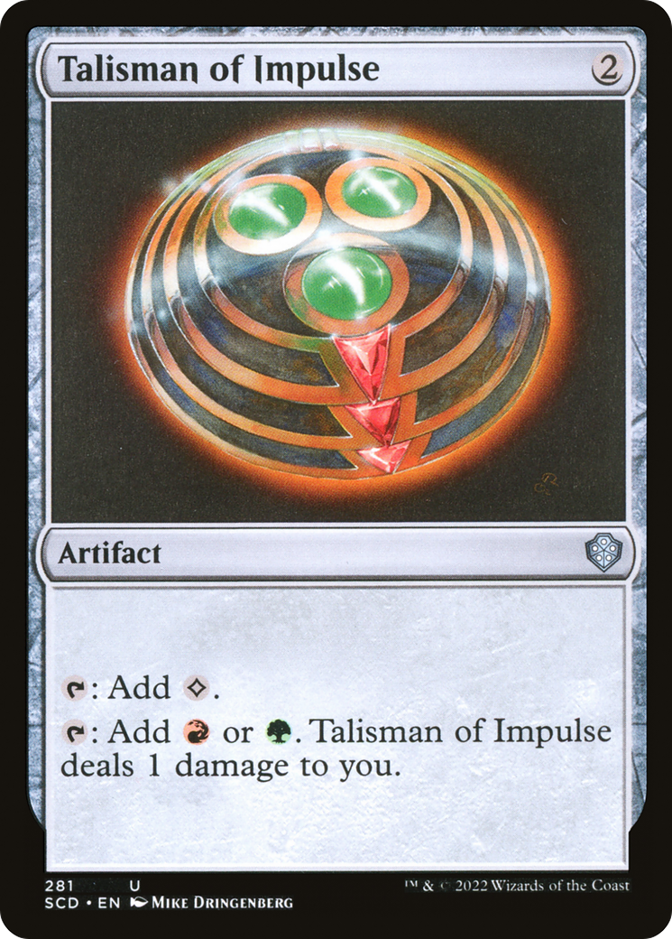 Talisman of Impulse [Starter Commander Decks] | Rock City Comics