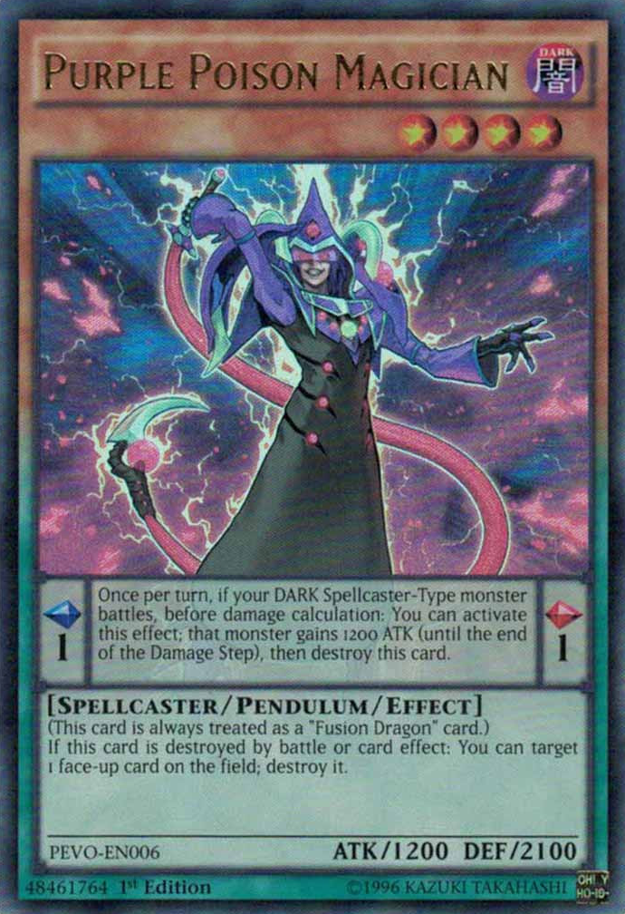 Purple Poison Magician [PEVO-EN006] Ultra Rare | Rock City Comics