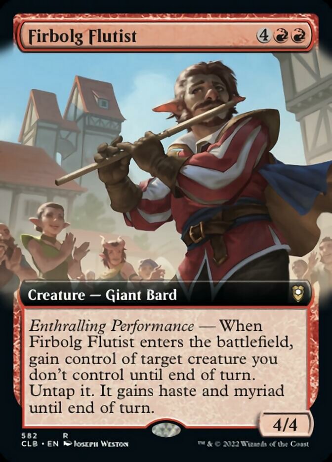 Firbolg Flutist (Extended Art) [Commander Legends: Battle for Baldur's Gate] | Rock City Comics