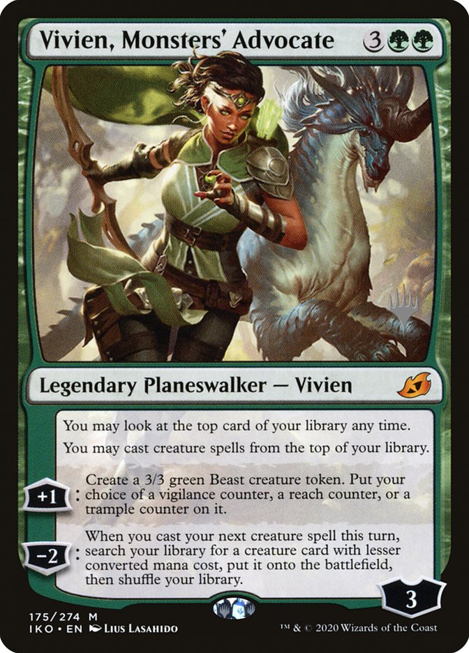 Vivien, Monsters' Advocate (Promo Pack) [Ikoria: Lair of Behemoths Promos] | Rock City Comics