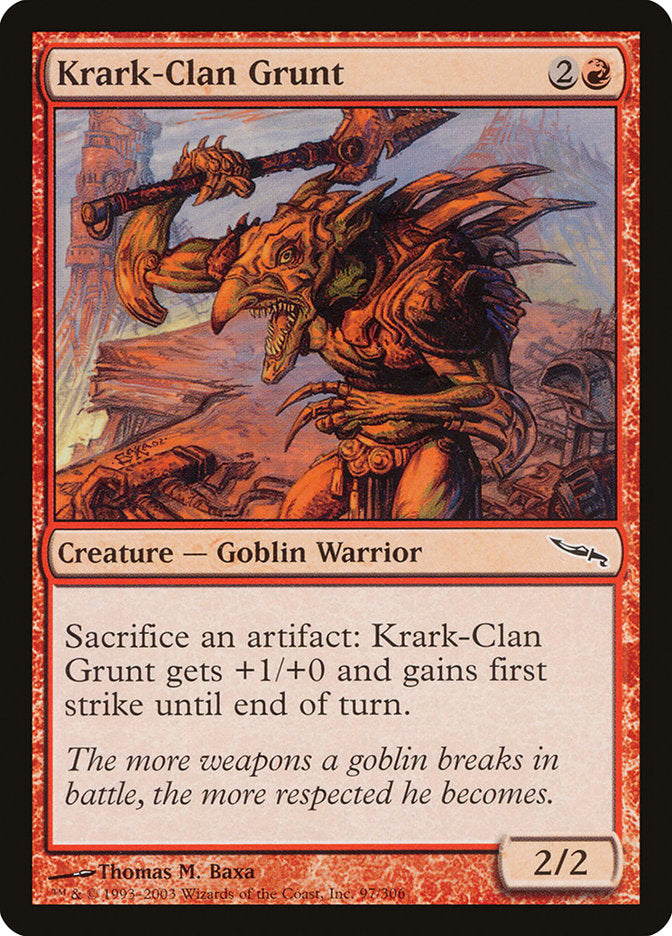 Krark-Clan Grunt [Mirrodin] | Rock City Comics