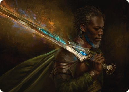 Anduril, Flame of the West Art Card [The Lord of the Rings: Tales of Middle-earth Art Series] | Rock City Comics