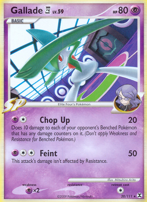 Gallade (20/111) [Platinum: Rising Rivals] | Rock City Comics