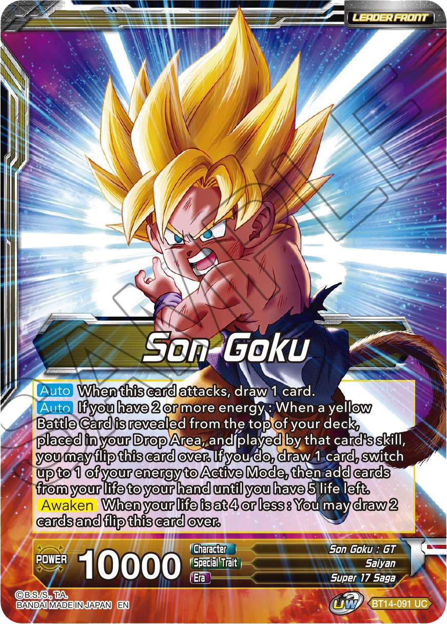 Son Goku // SS4 Son Goku, Returned from Hell (BT14-091) [Cross Spirits Prerelease Promos] | Rock City Comics