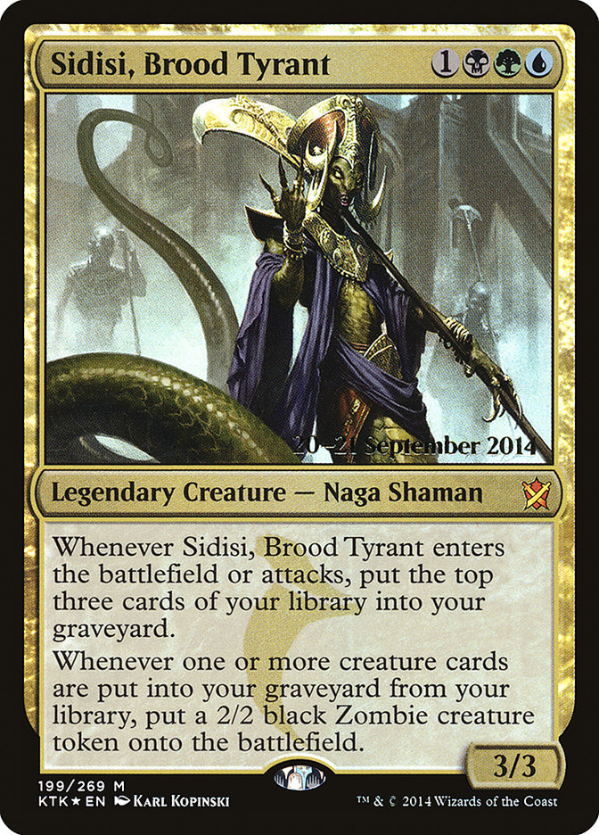 Sidisi, Brood Tyrant  [Khans of Tarkir Prerelease Promos] | Rock City Comics