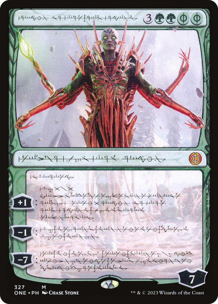 Nissa, Ascended Animist (Phyrexian) [Phyrexia: All Will Be One] | Rock City Comics