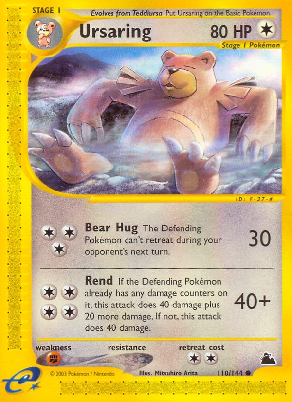 Ursaring (110/144) [Skyridge] | Rock City Comics