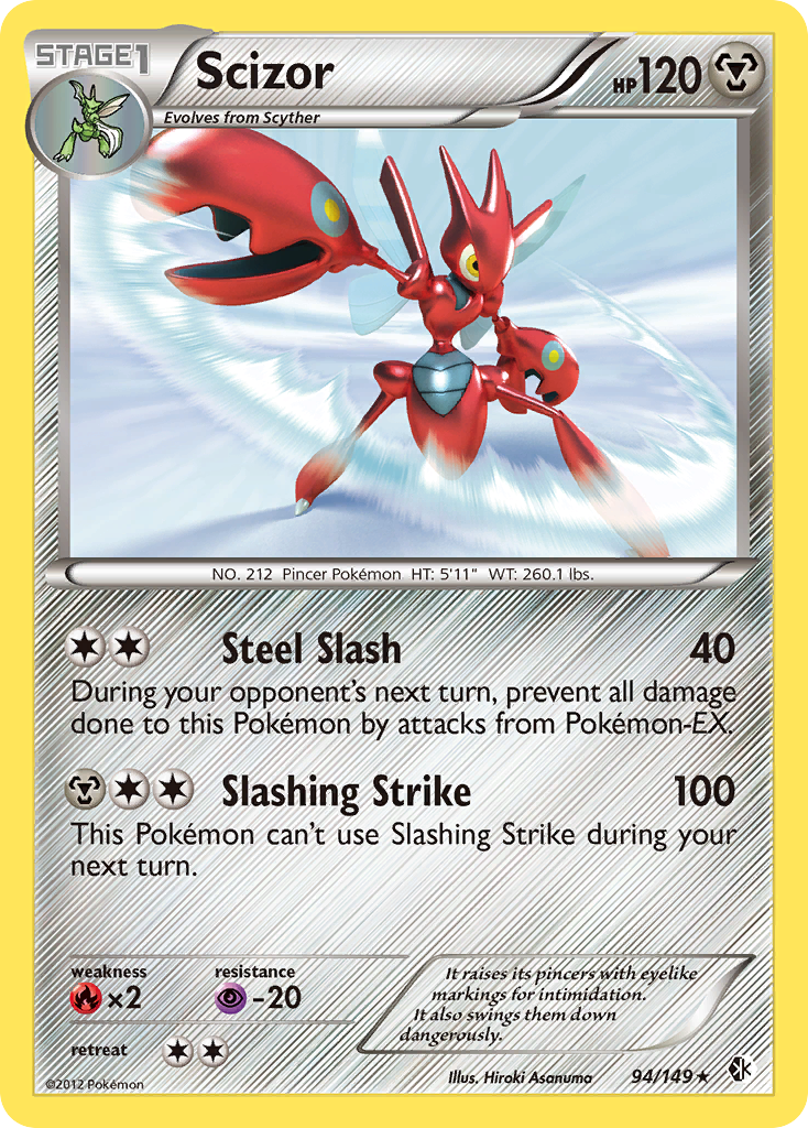 Scizor (94/149) [Black & White: Boundaries Crossed] | Rock City Comics